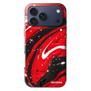 Szilikon tok erre a típusra Apple iPhone 18 Pro Max - Red black