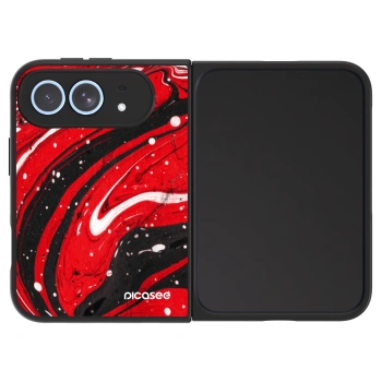 Picasee ULTIMATE CASE MagSafe Apple iPhone Duo - készülékre - Red black