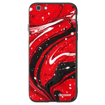 Szilikon tok erre a típusra Apple iPhone 6/6S - Red black
