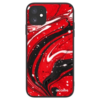 Picasee ULTIMATE CASE Apple iPhone 11 - készülékre - Red black