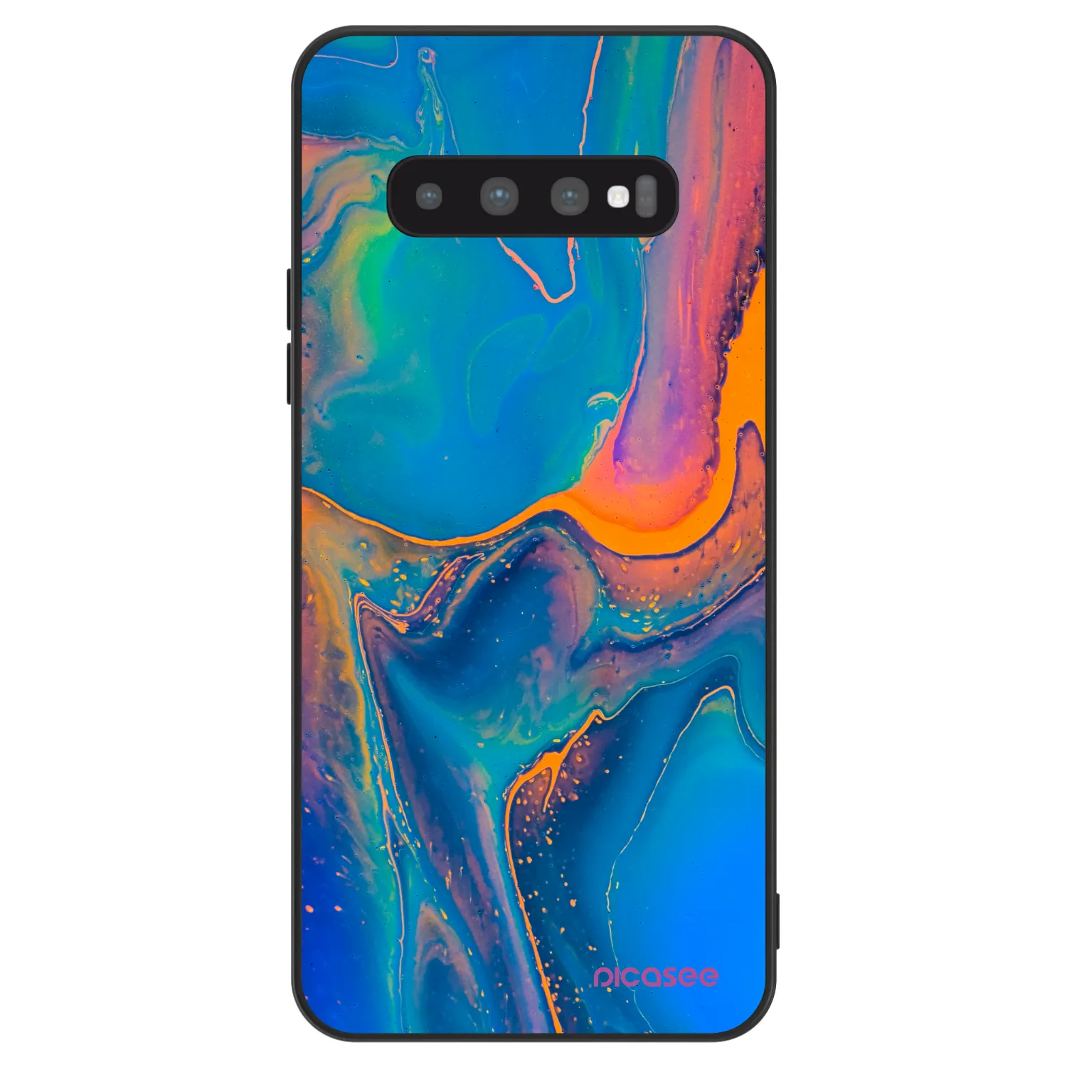 Picasee ULTIMATE CASE Samsung Galaxy S10 G973 - készülékre - Rainbow