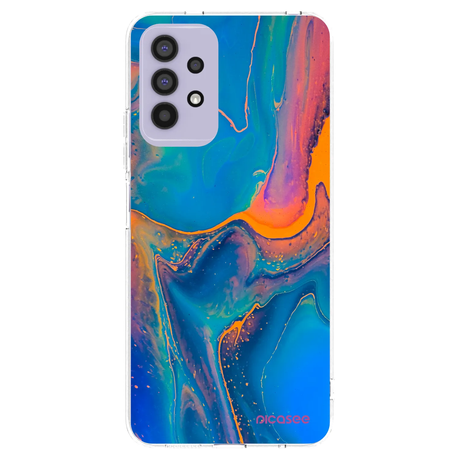 Picasee átlátszó szilikon tok az alábbi mobiltelefonokra Samsung Galaxy A32 4G SM-A325F - Rainbow