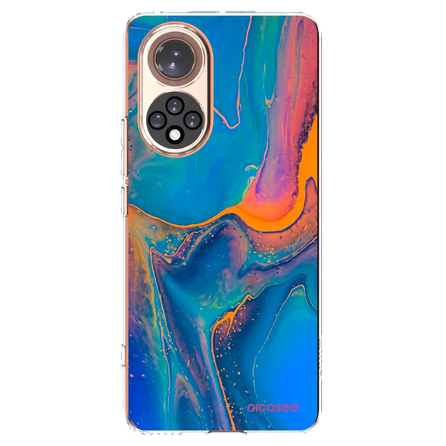 Picasee átlátszó szilikon tok az alábbi mobiltelefonokra Huawei Nova 9 - Rainbow