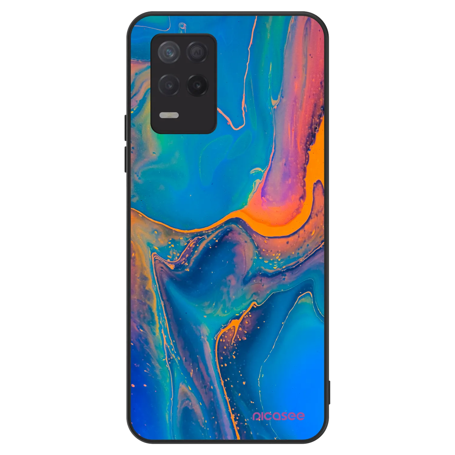 Picasee ULTIMATE CASE Realme 8 5G - készülékre - Rainbow