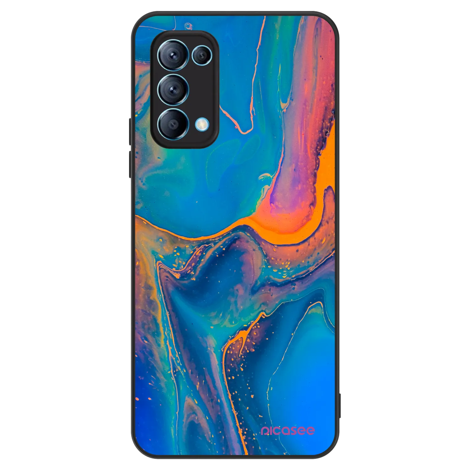 Picasee ULTIMATE CASE OPPO Reno 5 5G - készülékre - Rainbow