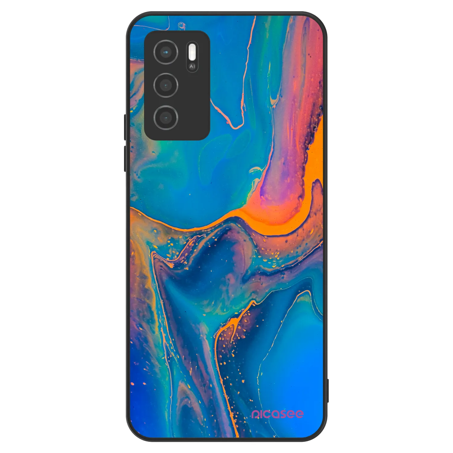 Picasee ULTIMATE CASE OPPO A16s - készülékre - Rainbow