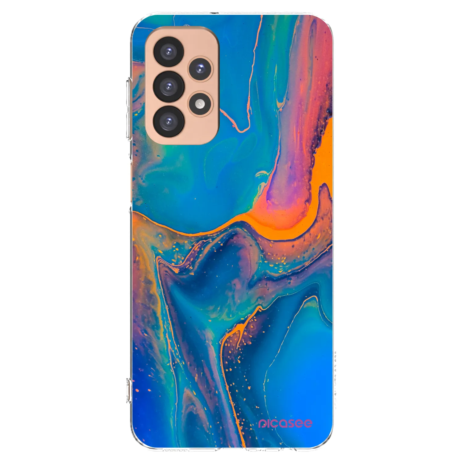 Picasee átlátszó szilikon tok az alábbi mobiltelefonokra Samsung Galaxy A23 A236B 5G - Rainbow