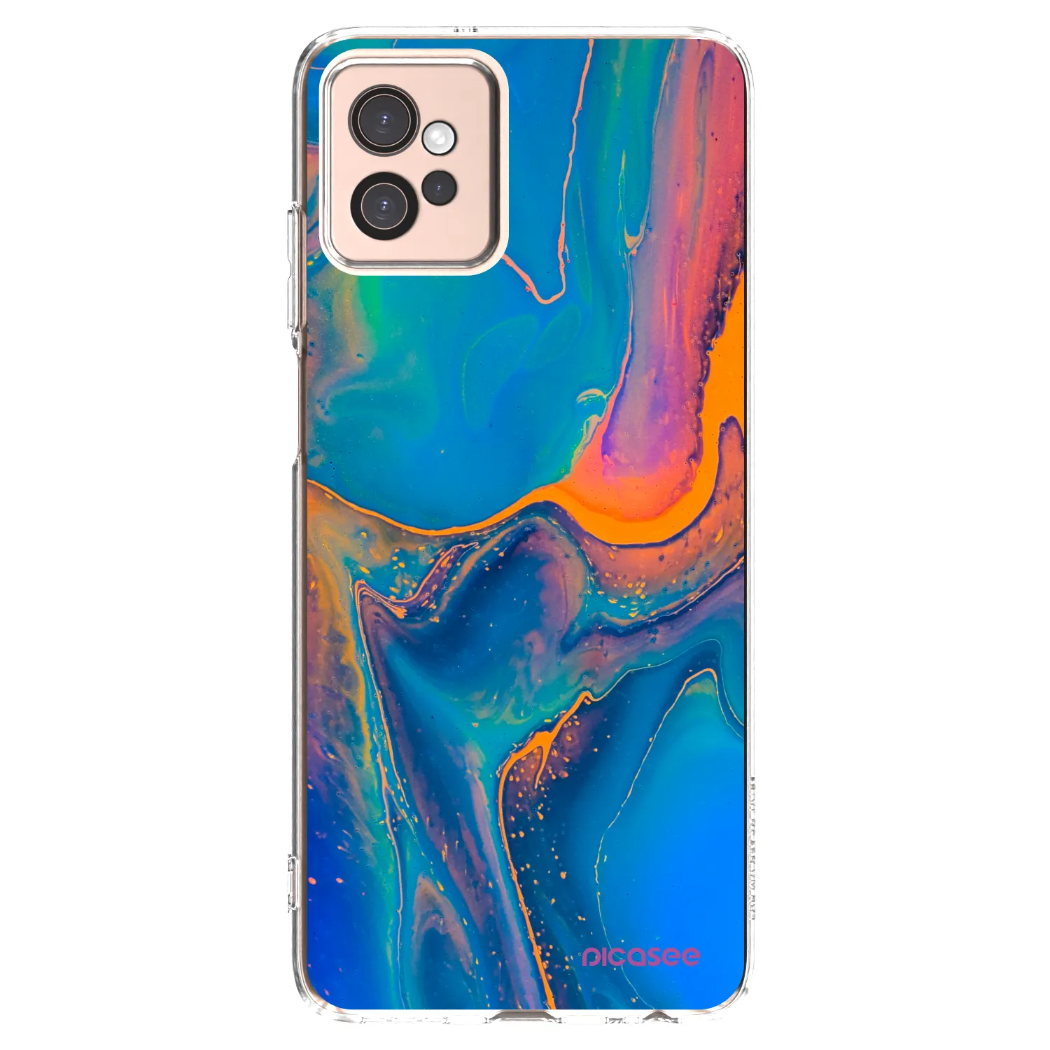 Picasee átlátszó szilikon tok az alábbi mobiltelefonokra Motorola Moto G32 - Rainbow