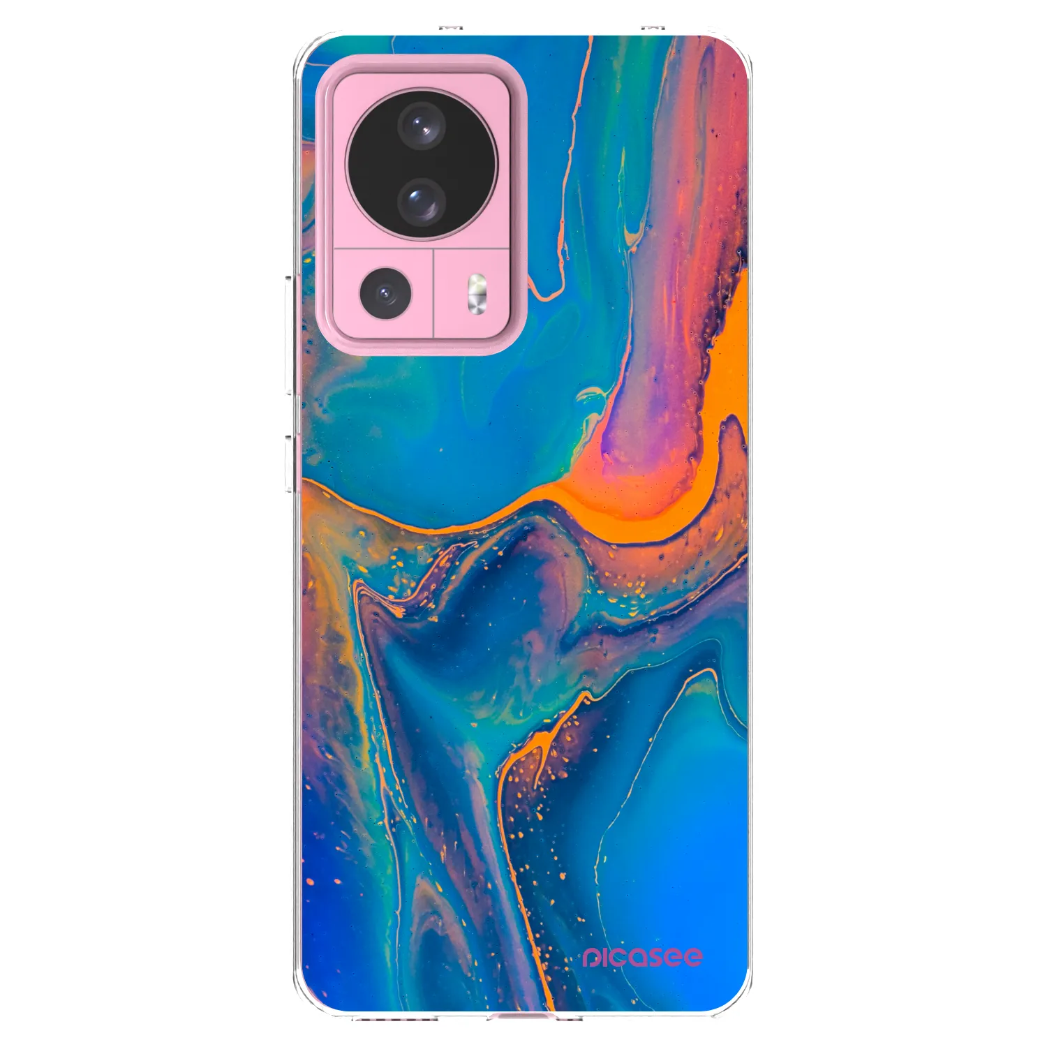 Picasee átlátszó szilikon tok az alábbi mobiltelefonokra Xiaomi 13 Lite - Rainbow