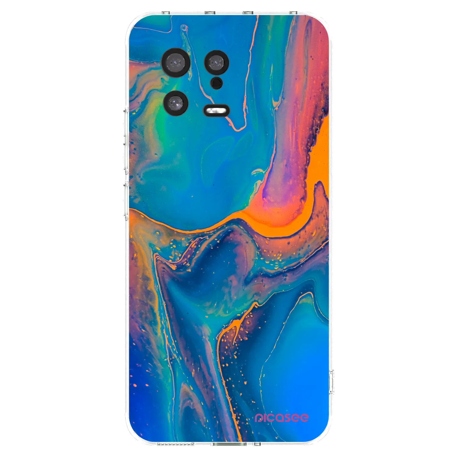 Picasee átlátszó szilikon tok az alábbi mobiltelefonokra Xiaomi 13 - Rainbow