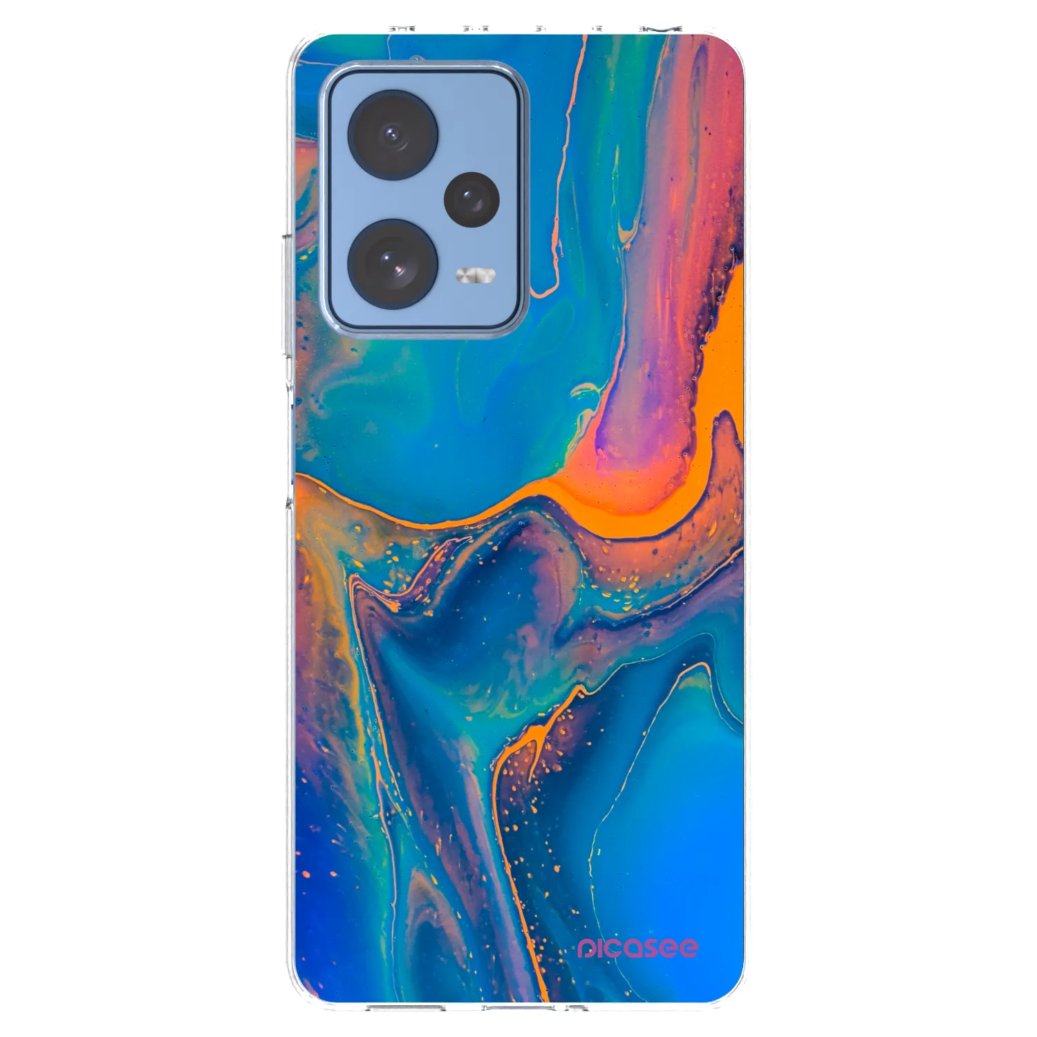 Picasee átlátszó szilikon tok az alábbi mobiltelefonokra Xiaomi Redmi Note 12 Pro 5G - Rainbow