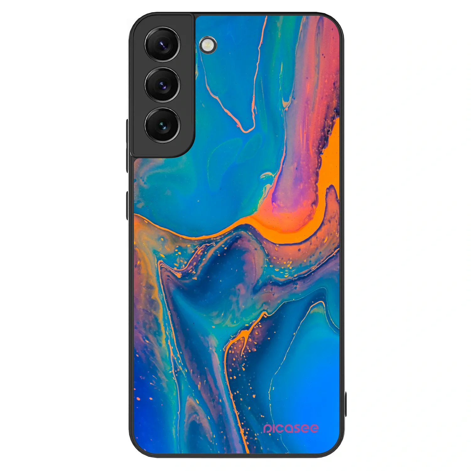 Picasee ULTIMATE CASE PowerShare Samsung Galaxy S22+ 5G - készülékre - Rainbow