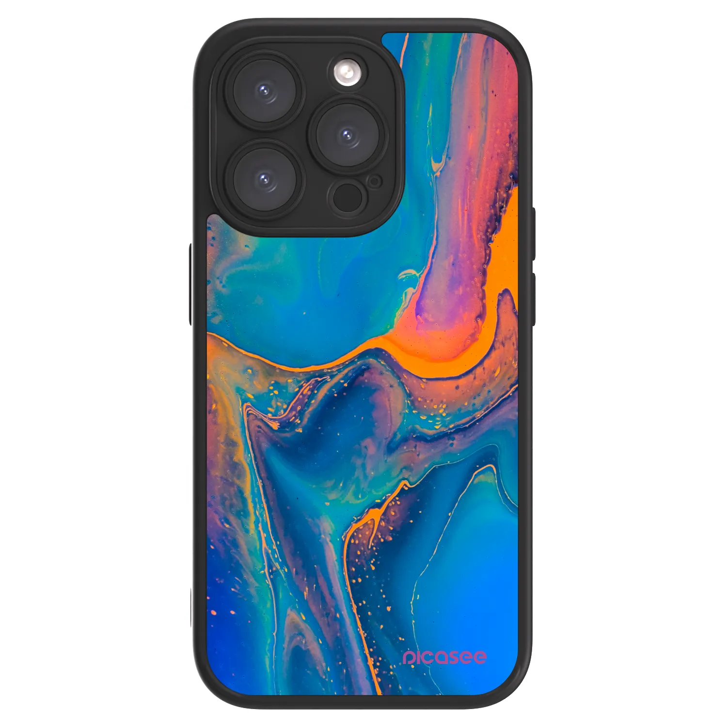Picasee ULTIMATE CASE MagSafe Apple iPhone 15 Pro - készülékre - Rainbow