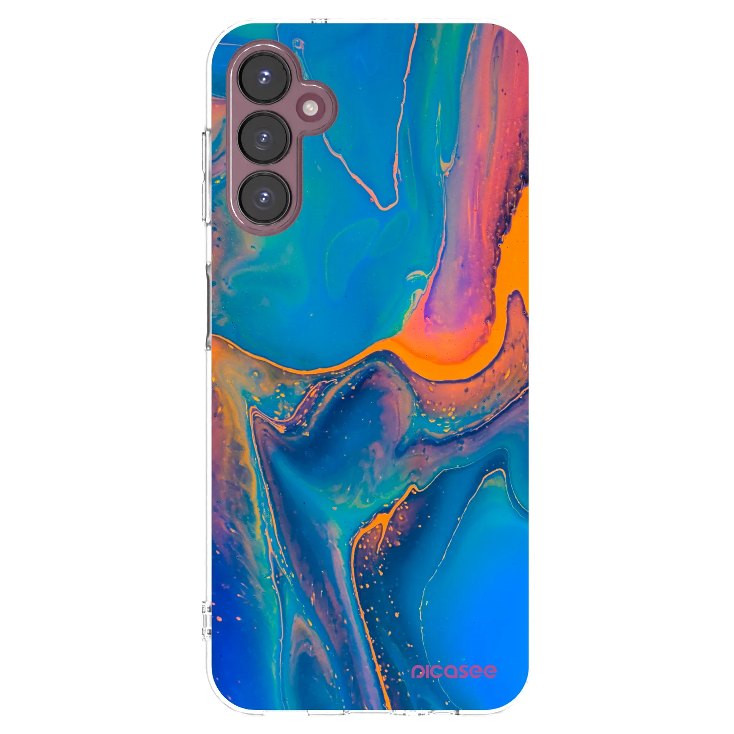 Picasee átlátszó szilikon tok az alábbi mobiltelefonokra Samsung Galaxy A05s A057G - Rainbow