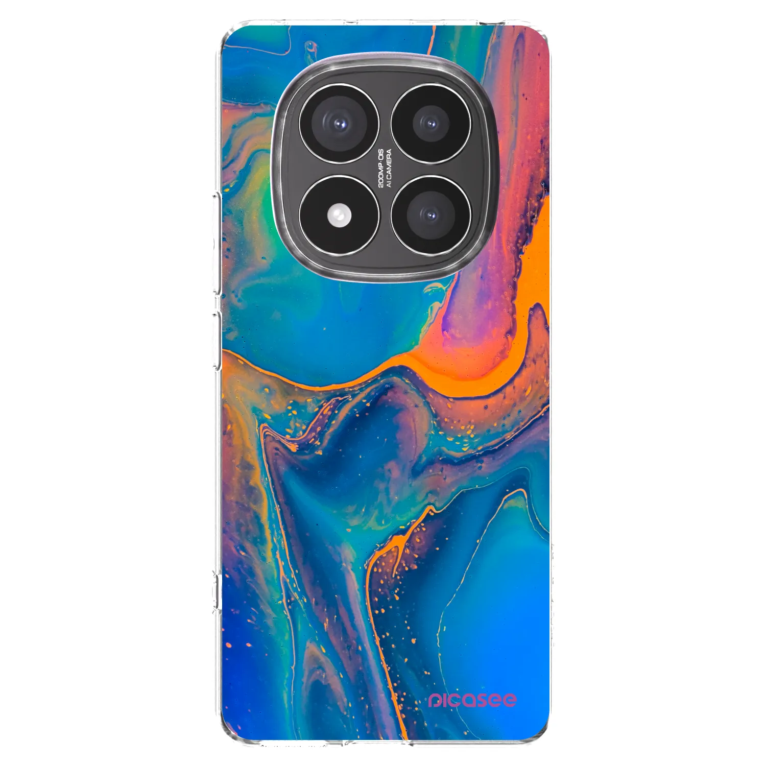 Picasee átlátszó szilikon tok az alábbi mobiltelefonokra Xiaomi Redmi Note 14 Pro+ 5G - Rainbow