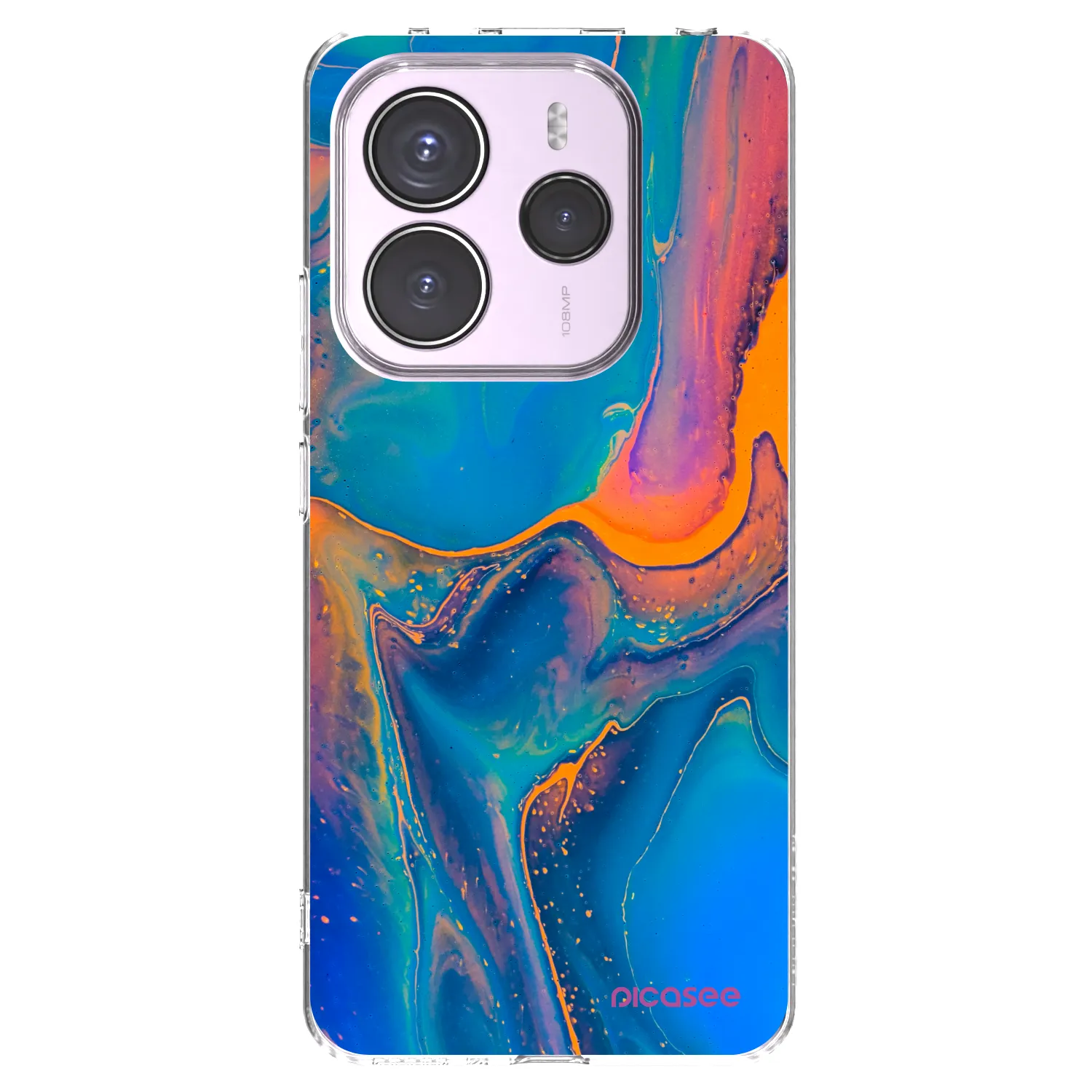 Picasee átlátszó szilikon tok az alábbi mobiltelefonokra Xiaomi Redmi Note 14 5G - Rainbow