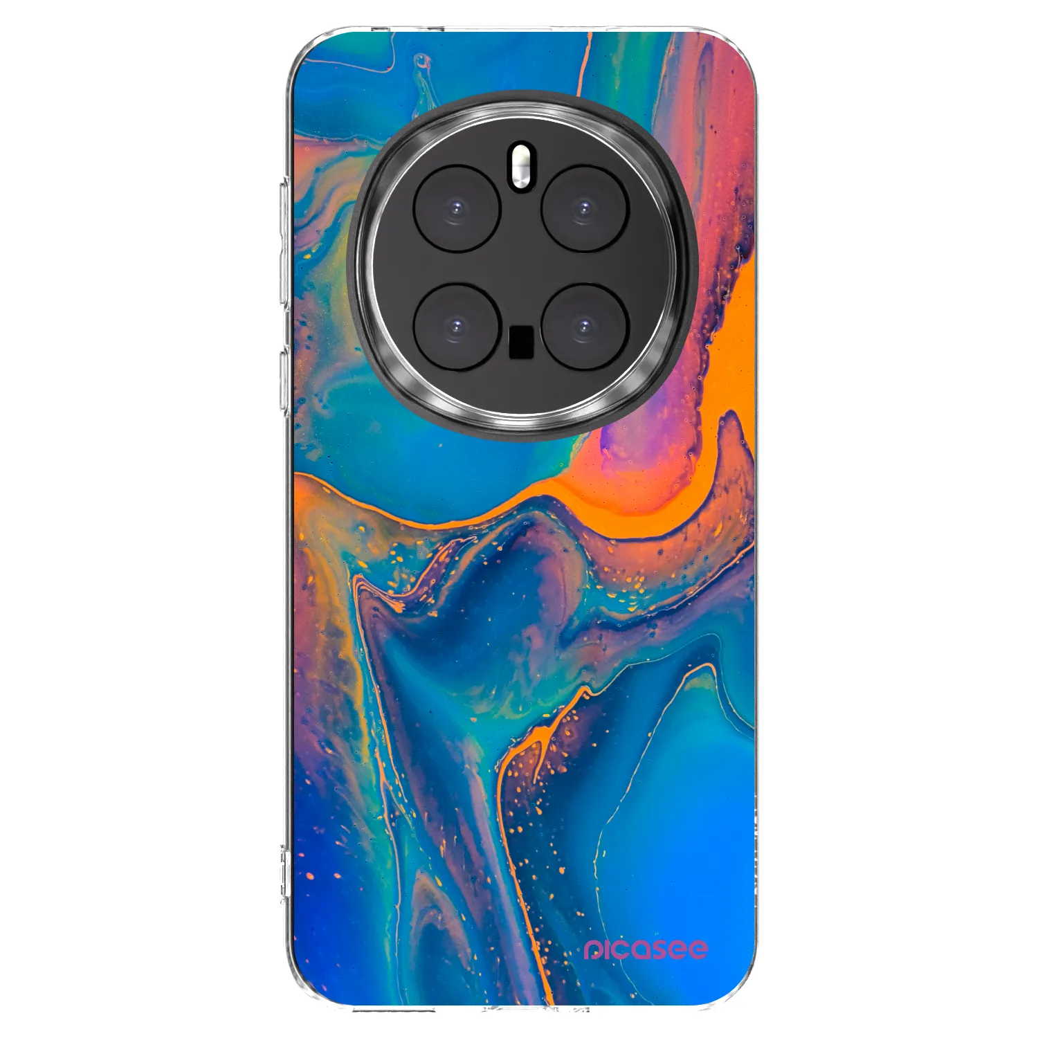 Picasee átlátszó szilikon tok az alábbi mobiltelefonokra Honor Magic7 Pro 5G - Rainbow