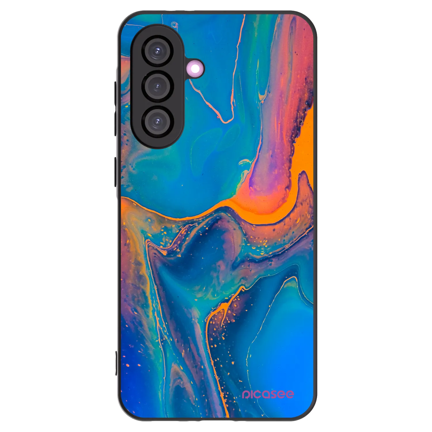 Picasee fekete szilikon tok az alábbi mobiltelefonokra Samsung Galaxy A56 5G A566B - Rainbow