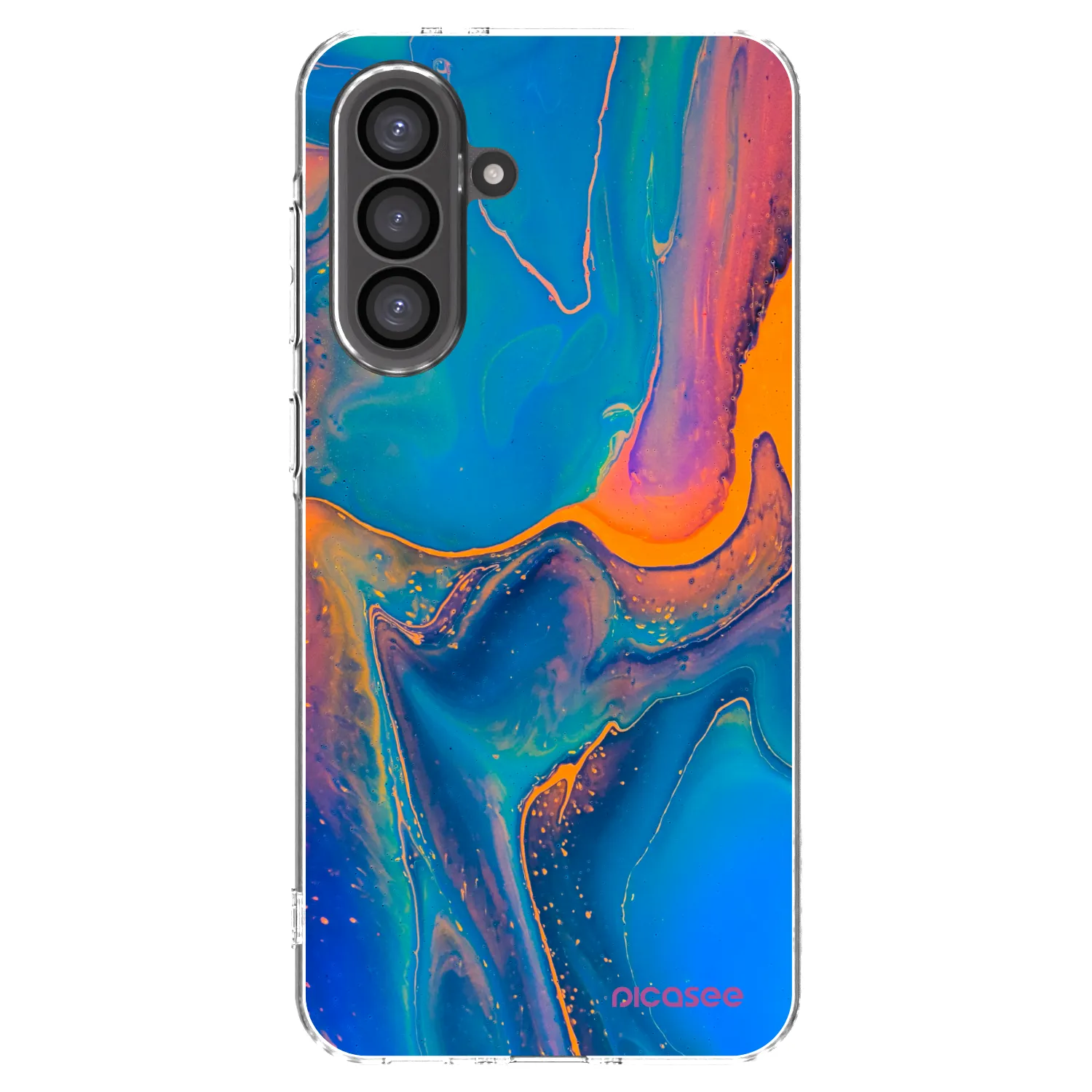 Picasee átlátszó szilikon tok az alábbi mobiltelefonokra Samsung Galaxy A56 5G A566B - Rainbow