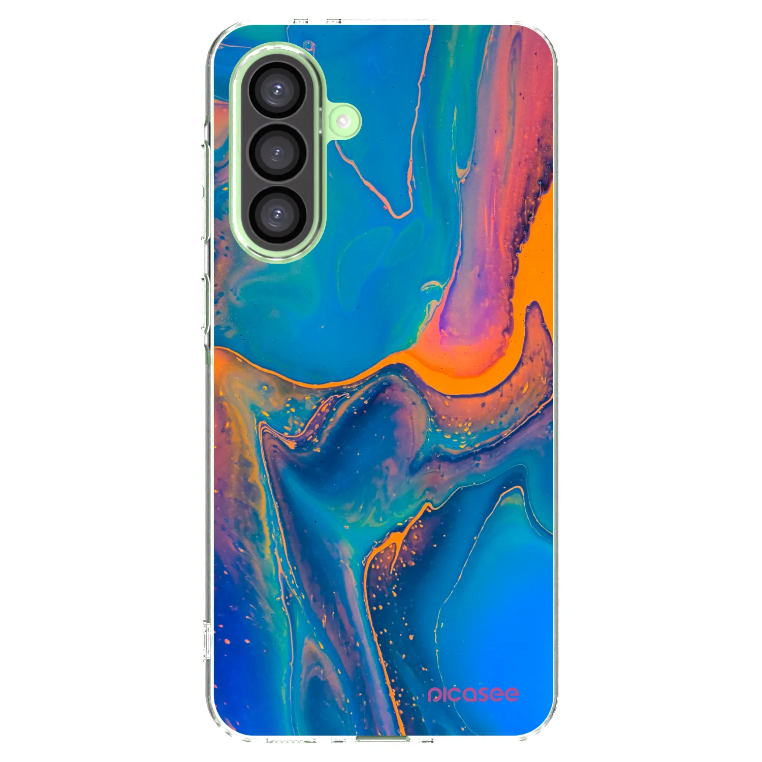Picasee átlátszó szilikon tok az alábbi mobiltelefonokra Samsung Galaxy A26 5G A266B - Rainbow