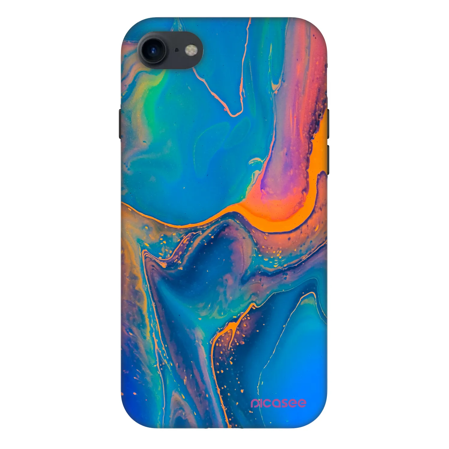 Picasee Fashion Case Apple iPhone SE 2020 - Rainbow