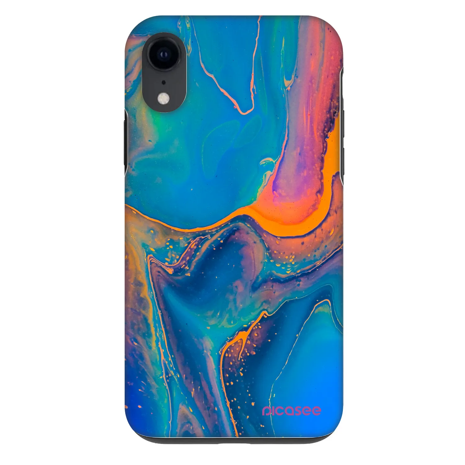 Picasee Fashion Case Apple iPhone XR - Rainbow