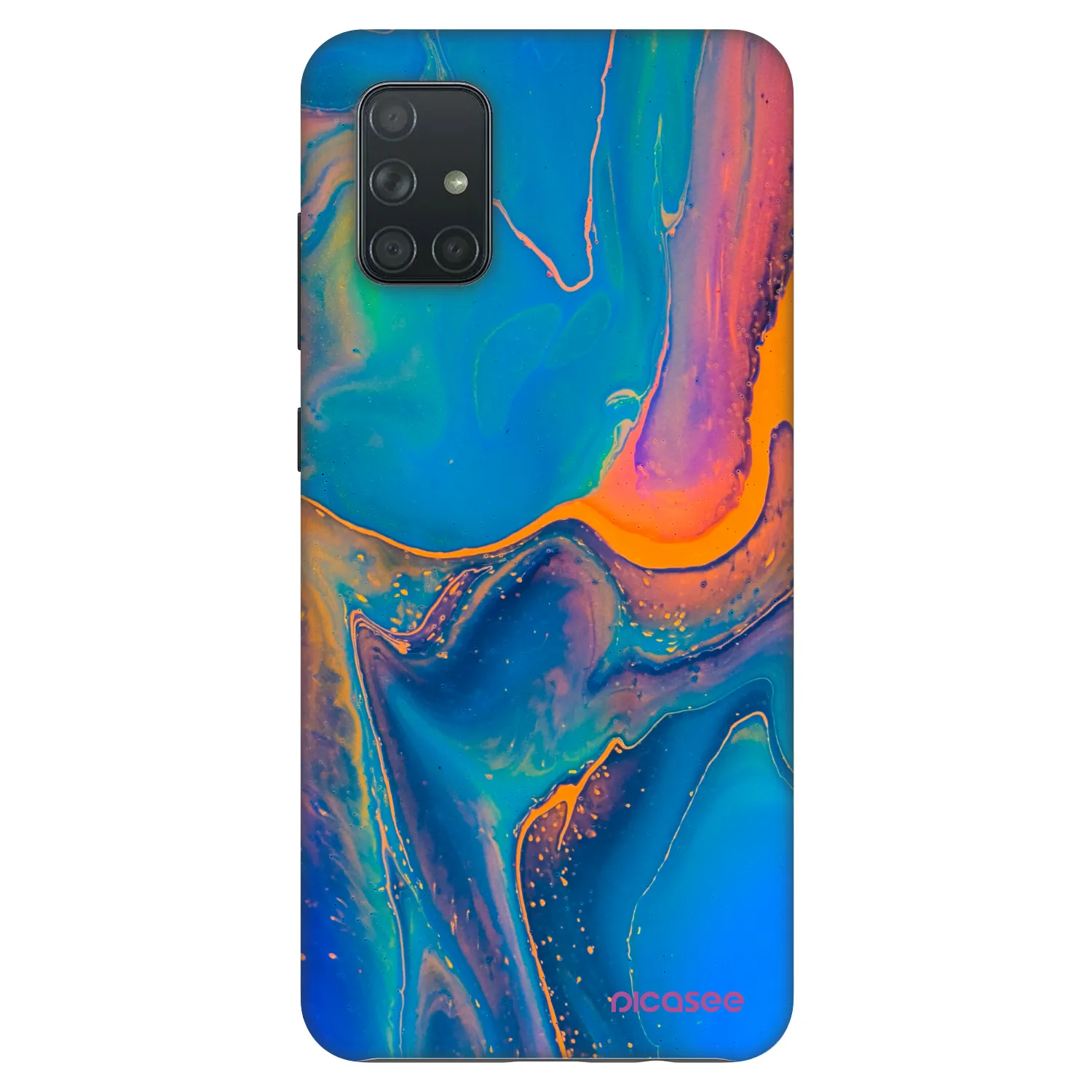 Picasee Fashion Case Samsung Galaxy A71 A715F - Rainbow