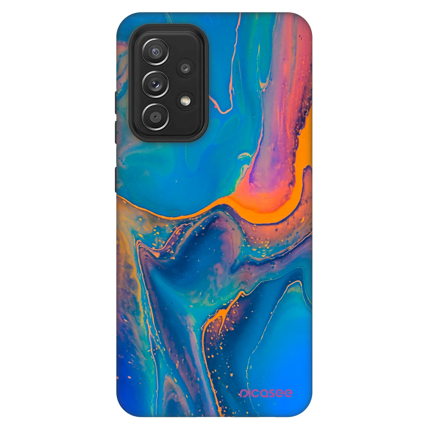 Picasee Fashion Case Samsung Galaxy A52 5G A525F - Rainbow