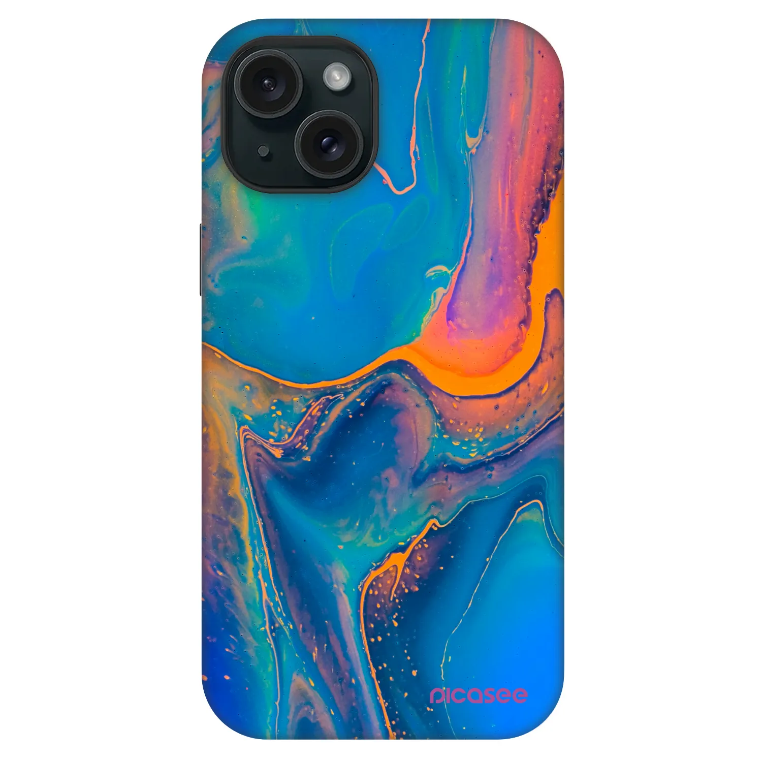 Picasee Fashion Case MagSafe Apple iPhone 15 - Rainbow