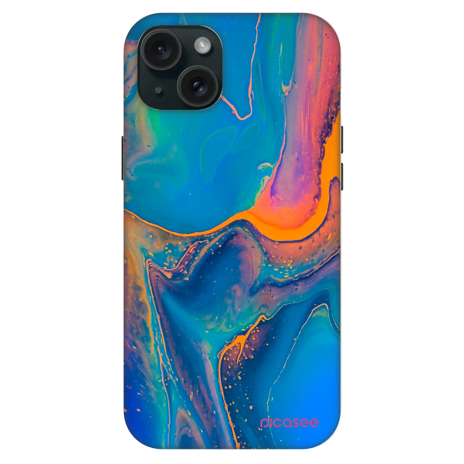 Picasee Fashion Case MagSafe Apple iPhone 15 Plus - Rainbow