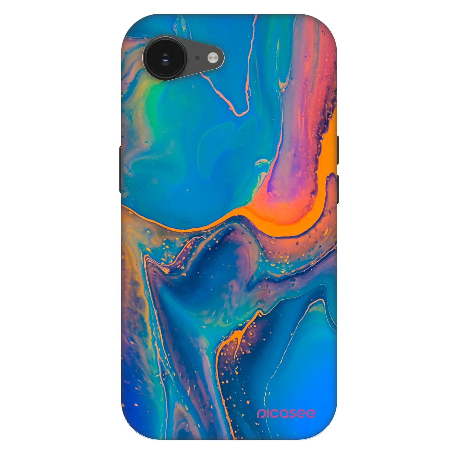 Picasee Fashion Case MagSafe Apple iPhone 16e - Rainbow