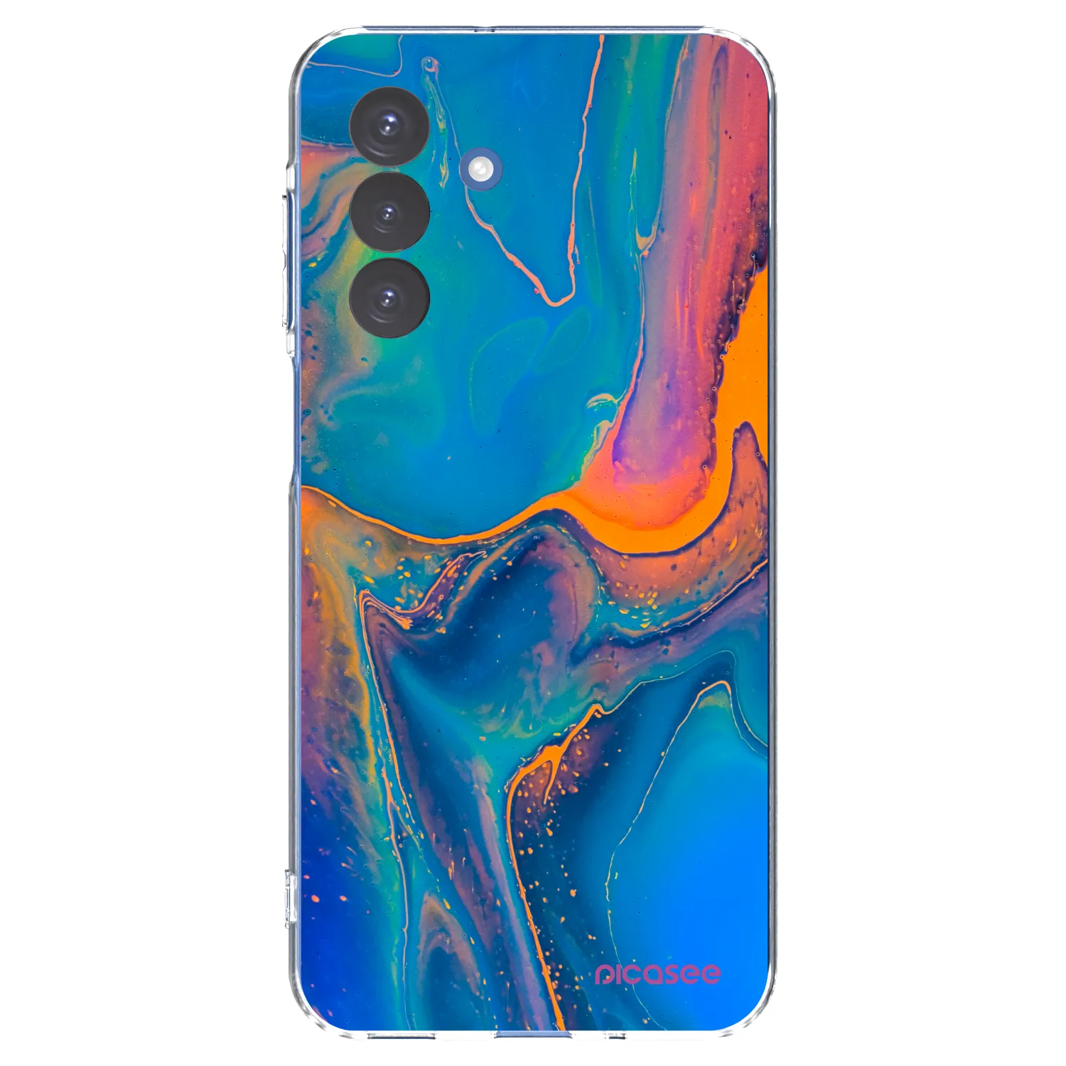 Picasee átlátszó szilikon tok az alábbi mobiltelefonokra Samsung Galaxy A17 5G - Rainbow