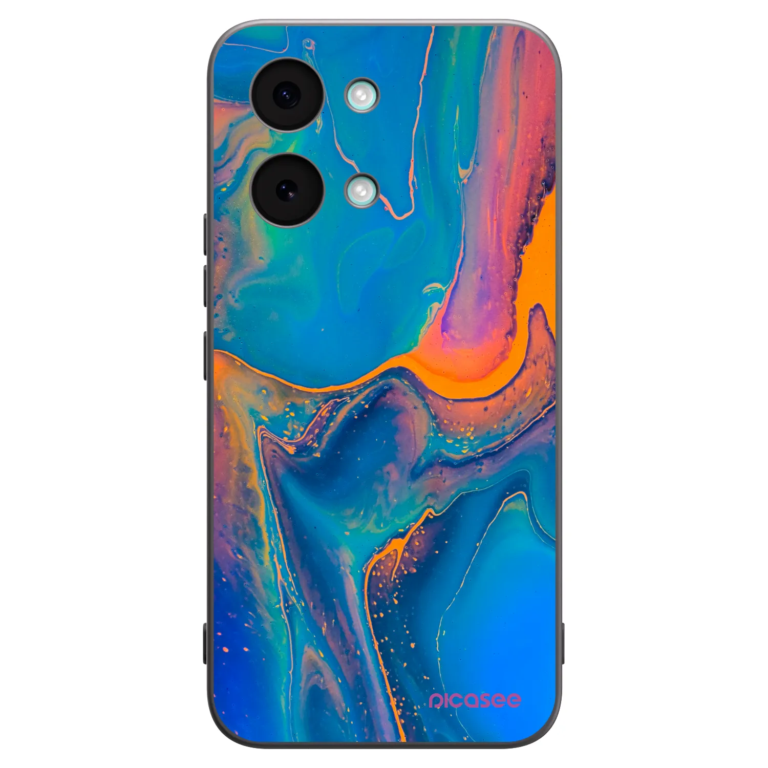 Picasee fekete szilikon tok az alábbi mobiltelefonokra Xiaomi Poco X8 Pro Max - Rainbow