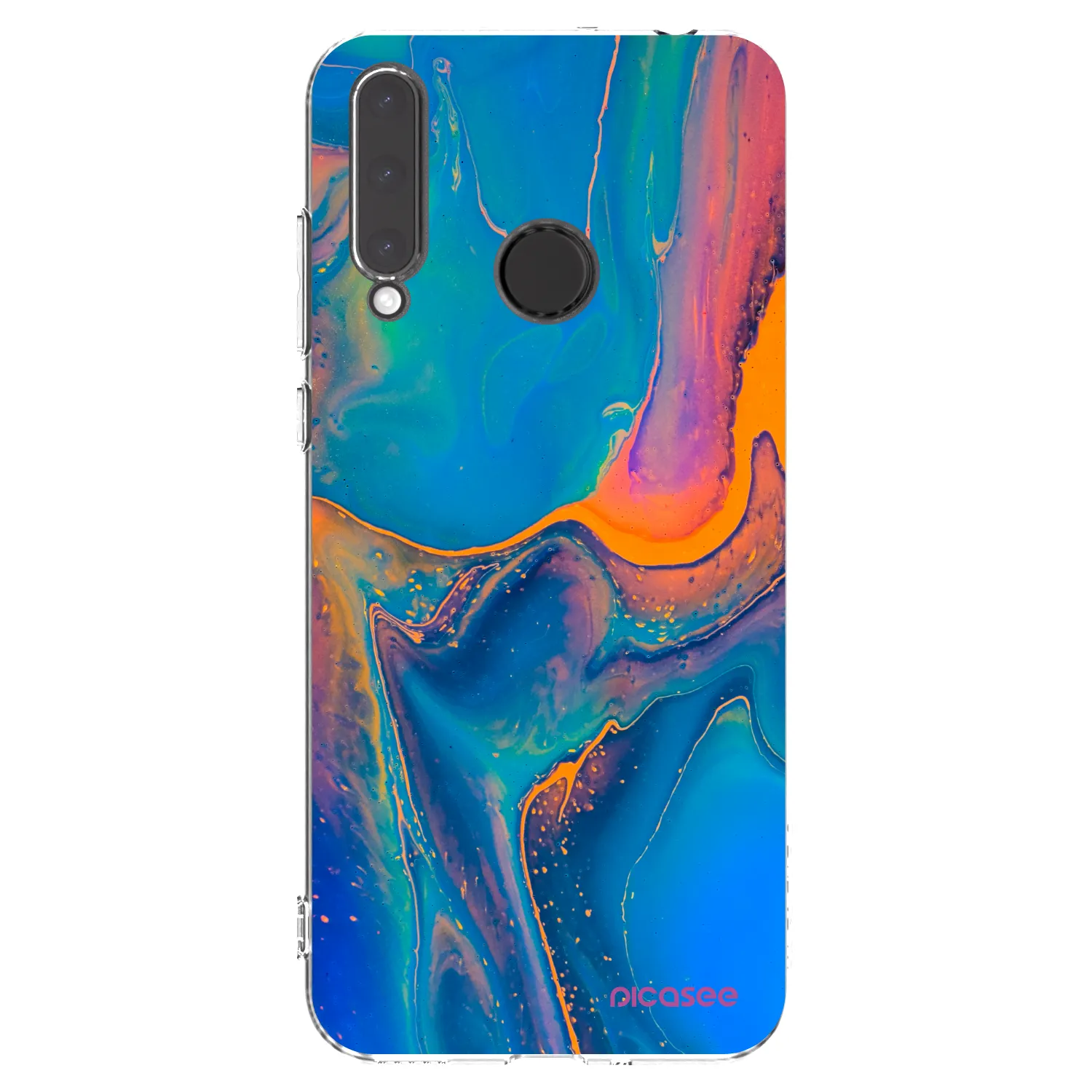 Picasee átlátszó szilikon tok az alábbi mobiltelefonokra Honor 20 Lite - Rainbow