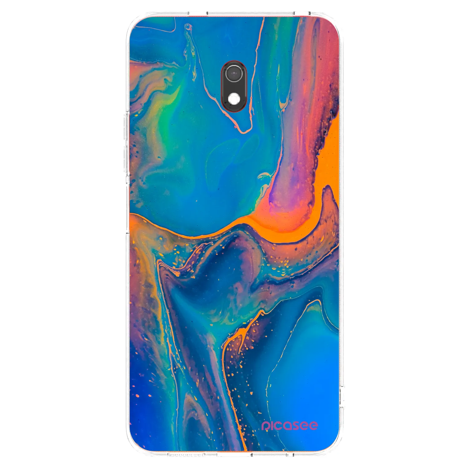 Picasee átlátszó szilikon tok az alábbi mobiltelefonokra Xiaomi Redmi 8A - Rainbow