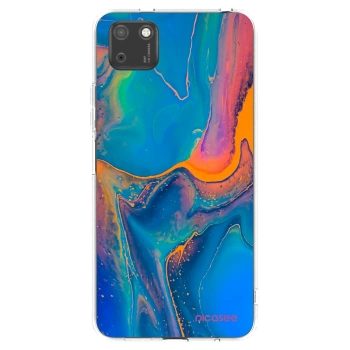 Picasee átlátszó szilikon tok az alábbi mobiltelefonokra Huawei Y5P - Rainbow