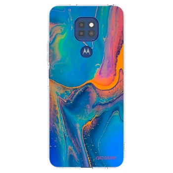 Picasee átlátszó szilikon tok az alábbi mobiltelefonokra Motorola Moto G9 Play - Rainbow