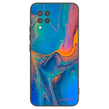 Picasee fekete szilikon tok az alábbi mobiltelefonokra Samsung Galaxy A42 A426B - Rainbow