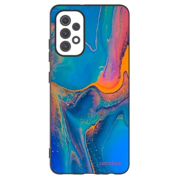 Picasee fekete szilikon tok az alábbi mobiltelefonokra Samsung Galaxy A32 5G A326B - Rainbow