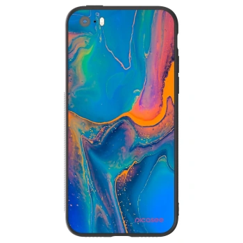 Szilikon tok erre a típusra Apple iPhone 5/5S/SE - Rainbow