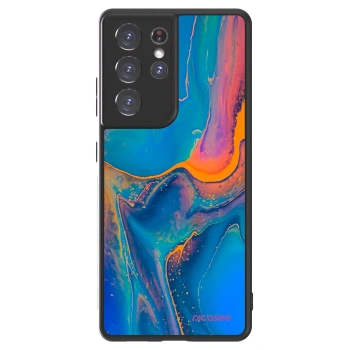 Szilikon tok erre a típusra Samsung Galaxy S21 Ultra 5G G998B - Rainbow