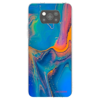 Picasee fekete szilikon tok az alábbi mobiltelefonokra Xiaomi Poco X3 Pro - Rainbow