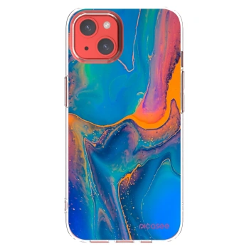 Picasee átlátszó szilikon tok az alábbi mobiltelefonokra Apple iPhone 13 - Rainbow