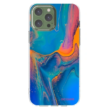 Picasee átlátszó szilikon tok az alábbi mobiltelefonokra Apple iPhone 13 Pro Max - Rainbow