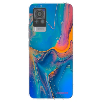 Picasee átlátszó szilikon tok az alábbi mobiltelefonokra Vivo X60 Pro 5G - Rainbow