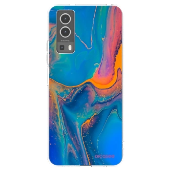 Picasee átlátszó szilikon tok az alábbi mobiltelefonokra Vivo Y72 5G - Rainbow