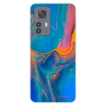 Picasee átlátszó szilikon tok az alábbi mobiltelefonokra Xiaomi 12 Pro - Rainbow