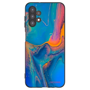 Picasee fekete szilikon tok az alábbi mobiltelefonokra Samsung Galaxy A13 4G A135 - Rainbow