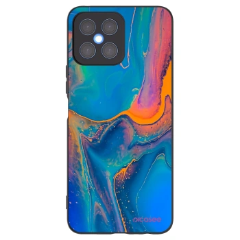 Picasee fekete szilikon tok az alábbi mobiltelefonokra Honor X8 4G - Rainbow