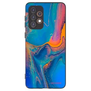 Picasee fekete szilikon tok az alábbi mobiltelefonokra Samsung Galaxy A33 5G A336 - Rainbow